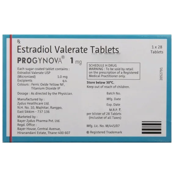 progynova 1mg tablet 28's